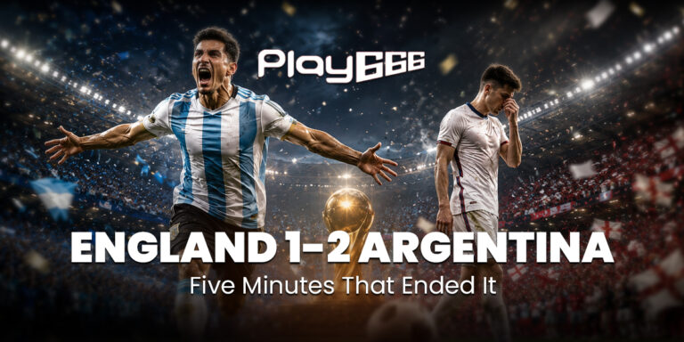 England 1-2 Argentina — Five Minutes That Ended It