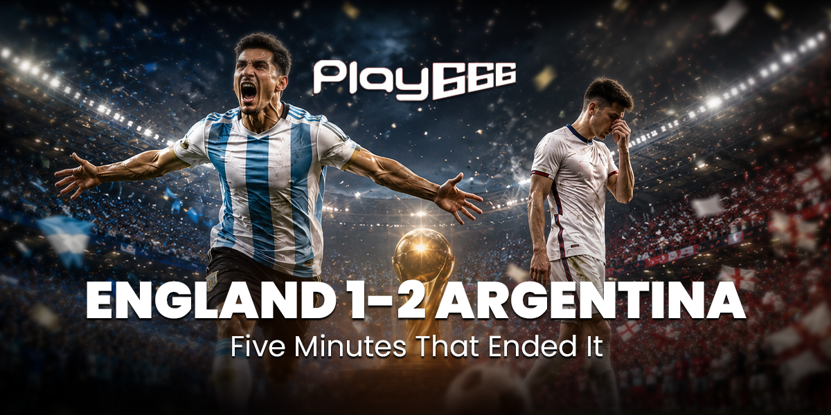 England 1-2 Argentina — Five Minutes That Ended It