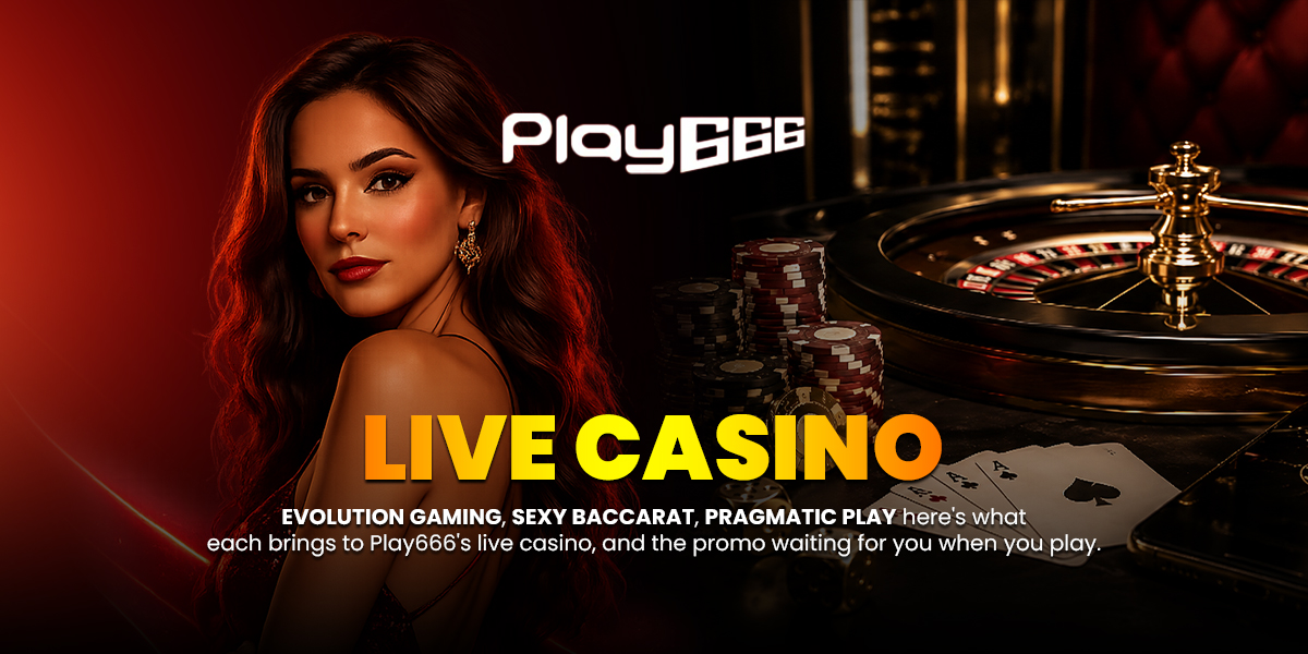 Live dealer table at Play666 casino