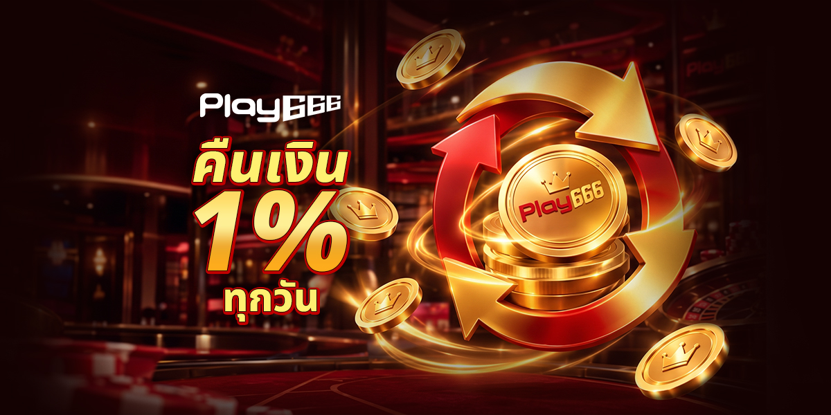 Cashback bonuses reward you for playing, win or lose. Here's how Play666's cashback works for Thai players.
